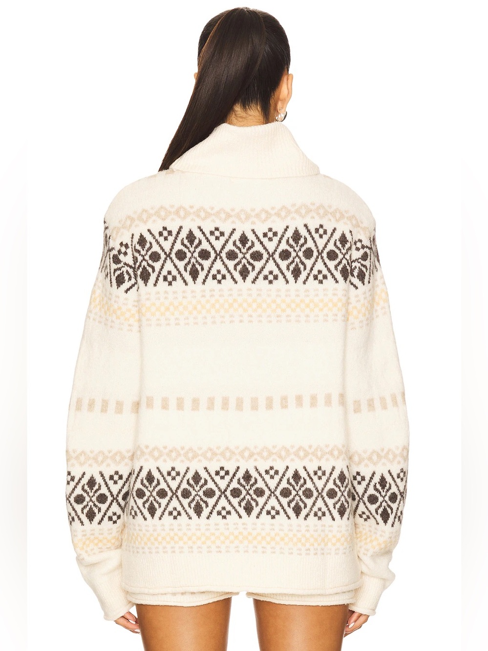 TODAY ONLY SALE! ✨ NWT More To Come x Revolve Kelsey Fairisle Sweater - Picture 3 of 14